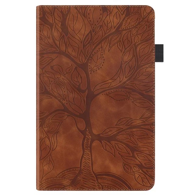 3D Tree Emboss for Samsung Galaxy Tab A7 10.4 2020 Case A8 A7 Lite Cover Funda Tablet For Samsung Galaxy Tab A9 A9 Plus S9 Case Brown-Tree Tab S9 FE 10.9 inch