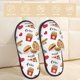 thumbnail image 2 of Fotbe Fast Food Pantuflas Peludas para Mujer con Estampado, Zapatillas de Peluche, Zapatos de Invierno para Casa, Uso Interior y Exterior-Medium, 2 of 8