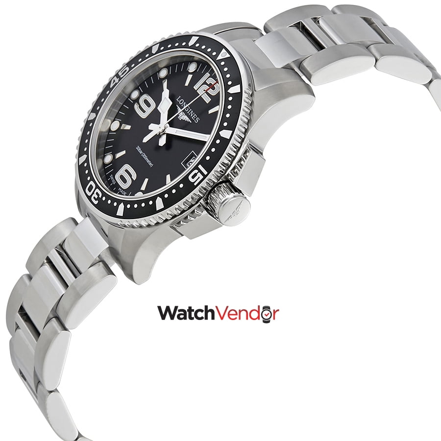 Longines HydroConquest Black Dial Men s Ladies L33404566 Walmart