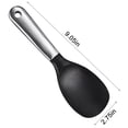 thumbnail image 3 of Harpily Dinnerware Stainless Silicone Rice Spoon Non Stick Pan Rice Spoon Flexibility Strong Hanging Hole Design Rice Cooker For Rice Spoon Kitchen Tools, 3 of 4