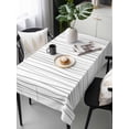 thumbnail image 6 of Gray Table Cloth, Abstract Lines Gradient Minimalist Modern Texture Waterproof Tablecloth for Rectangle Tables, Reusable Washable Fabric Table Cover for Restaurant Kitchen Dining Tables 60"x120", 6 of 6