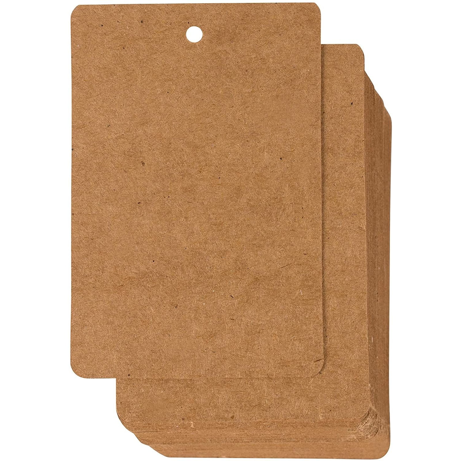 100x Christmas Kraft Paper Hang Tags Wedding Party Favors Label Price Cards 