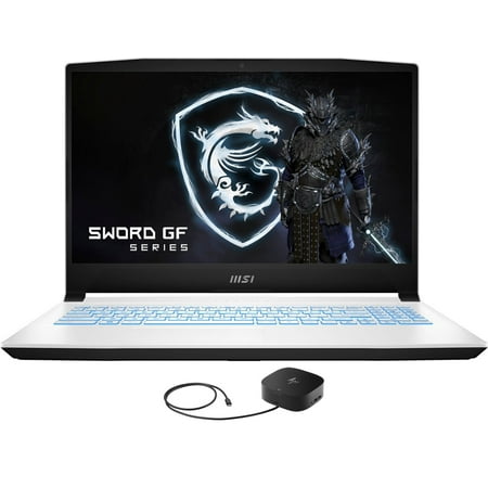 MSI Sword 15 Gaming/Entertainment Laptop (Intel i7-12650H 10-Core, 15.6in 144Hz Full HD (1920x1080), GeForce RTX 3070 Ti, 32GB RAM, Win 11 Pro) with G2 Universal Dock