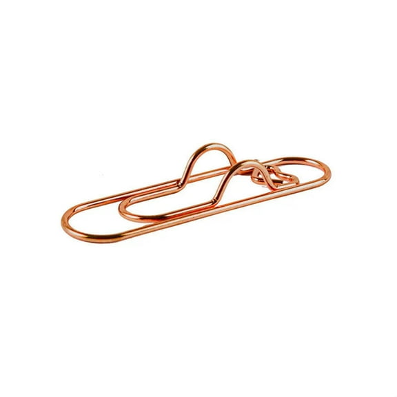 Toolix Office&Craft&Stationery Pen Holder For Notebook Pen Clips With Heart Paper Clip Holder Multifunctional Cute Journal Paperclips Large Size Pencil Holder