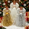 thumbnail image 5 of Christmas Tree Topper Angel Treetopper, Angel Tree Topper with Wings, Indoor Christmas Decors, Home Ornaments Christmas Tree Decorations, 5 of 8