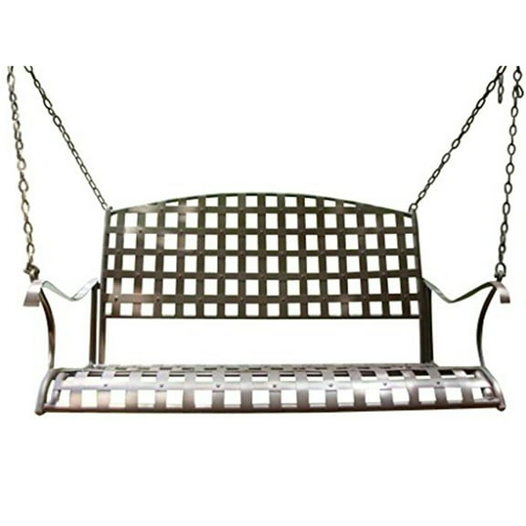 International Caravan 3557 Santa Fe Iron Nailhead Hanging Swing