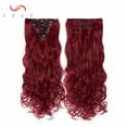 thumbnail image 4 of SEGO 17" Curly Secret Extensions 8PCS/SET 18 clips Full Head Clip in Hair Extensions 170Grams Thick Real Natural Hairpiece, 4 of 8
