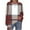 Wine #2, variant on Womens Striped Oversized Sweatshirt Color Block Crew Neck Long Sleeve Casual Loose Pullover Top Y2K Clothes