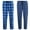 Blue Plaid, variant on Flannel Pajama Pant (Pack of 2) (Men)