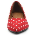 thumbnail image 3 of Ollio Women's Shoes Dot Pattern Ballet Comfort Pointed Toe Flats ZYZF150, 3 of 6