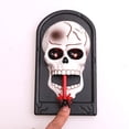 thumbnail image 2 of Adorno de timbre de Halloween, timbre con sonido de botón de calabaza duradero, fiesta de Halloween, casa embrujada, habitación secreta, barra delantera favorable (cabeza de calabaza), 2 of 5