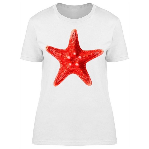 Isolated, Dried Red Sea Star T-Shirt Women -Image by Shutterstock, Female Medium