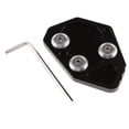 thumbnail image 4 of Almencla Motorcycle Side Stand Extension Pad for K1200S/R 2005-2008 , Black, as described, 4 of 7