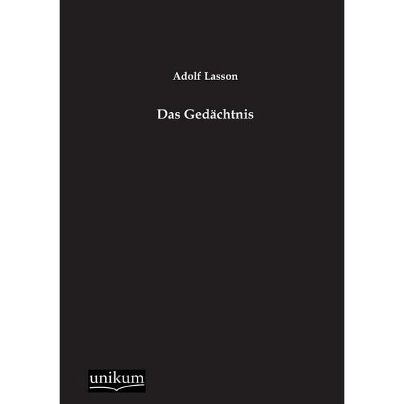 Das Gedächtnis (Paperback)