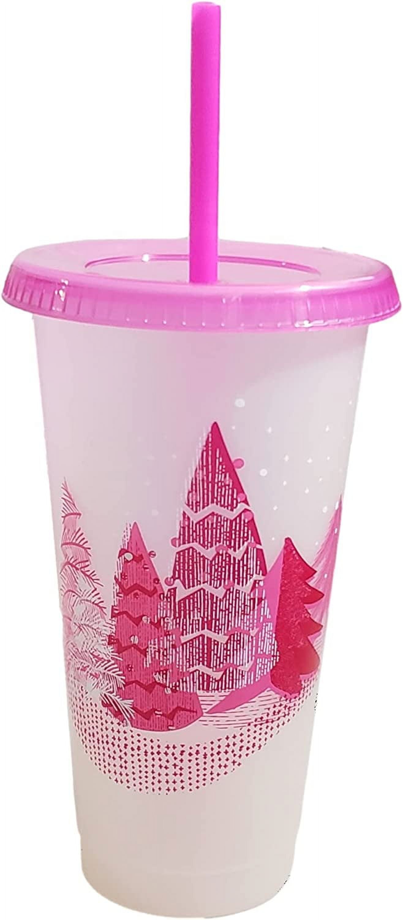 Starbucks Holiday 2021 Reusable Cold Cups with Lids and Straws - Pack of 5  762111386045