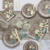 Large Rustic Wedding Mr & Mrs Deluxe Party Supplies Kit