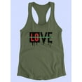 thumbnail image 3 of Fashion Love Banner Racerback Tank Women -Image by Shutterstock, Female Medium, 3 of 4