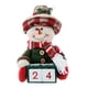 thumbnail image 2 of XWSHYW Decoraciones Navideñas Calendario Navideño Figura de Muñeco de Nieve de Anciano Creativos de Madera Decoración Del Hogar Decoración de Escritorio Navideña, 2 of 3
