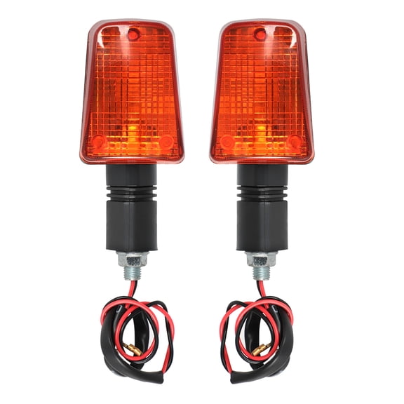 IronLane Short Stem Turn Signal Light Set for Suzuki DR350 DR650 DR125 DR200 DR250 GSXR750 GSXR1100 RF600 Front & Rear Motorcycle Turn Signal Replacement