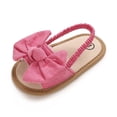 thumbnail image 7 of LYHaoo Girls Sandals Children Toddler Baby Girls Solid Bow Beach Shoes Sandals Prewalker Sizes 5 Toddlers(9-12 Months), 7 of 7