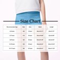 thumbnail image 5 of Jalioing Kids Summer Shorts Cotton Biker Shorts for Girls Solid Color Elastic Waist Casual Athletic Shorts, 5 of 5