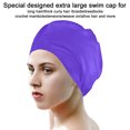 thumbnail image 2 of Trisens Extra Large Swimming Cap for Women and Men,Unisex Adults Silicone Swim Cap for Long Hair,Long Thick Curly,Dreadlocks,Dreadlocks Weaves Braids, 2 of 7
