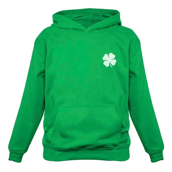 Tstars Mens Irish Shamrock Pocket Size Clover St Patricks Day Gift St Patricks Day Shirts Gift for Him Irish Shirt Pride Proud Irish Hoodie