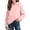 Pink, variant on TQWQT Girls Hoodie Sweatshirt Long Sleeve Pullover Tops Casual Solid Color Hooded Jacket Outerwear Kids Fashion Clothing Fall Winter Spring Oversized Loose Fit Teen Girls Clothes Wine 3-4 Years