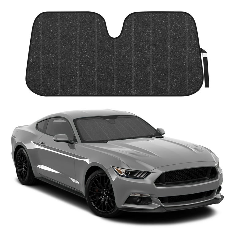 BDK AS-2511 Front Windshield Shade-Accordion Folding Auto Sunshade for Car  Truck SUV-Blocks UV Rays Sun Visor Protector-Keeps Your Vehicle Cool-57 x 