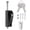 Black, variant on Sliding Patio Door Lock Keyed, Spring Loaded Sliding Door Latch Locks with 2 Keys for Home Security Window Glass Patio Doors Gates Fences Garage Barn Double Door