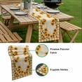 thumbnail image 5 of Summer Sunflowers Table Runner - 90 Inch Long, Kitchen Dining Table Runner Dresser Scarves, Country Botanical Flowers Leaves Farmhouse Decor for Coffee Tables Wedding Party Banquet, 5 of 8