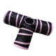 thumbnail image 1 of Túnel para gatos, tubo de túnel plegable doblado con juguete con orificio para pelota de juego, juguetes interactivos para gatos, túnel de pista para , Color rosa negro T Color rosa T Salvador Jugar al tubo del túnel, 1 of 9