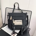 thumbnail image 3 of Bolso de hombro estilo retro japonés para trabajo, bolso de tutoría portátil de gran capacidad para estudiantes universitarios que viajan a clase., 3 of 5
