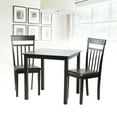 thumbnail image 6 of Wickerix Dining Kitchen Square Table Classic Modern Wooden, Espresso, 6 of 8
