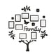 thumbnail image 1 of 1 Set Picture Frame Tree Wall Sticker Creative Wall Decal Stylish 3D Sticker, 1 of 4