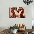 thumbnail image 5 of BCIIG Giraffe Mom and Baby Cute Animal Wall Decor Picture Canvas Print for Kids Room Nursery School Playroom Unframed 24" x 16", 5 of 5