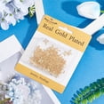 thumbnail image 6 of 100Pcs 201 Stainless Steel Tiny Charms Real 18K Gold Plated 13.5x11x0.7mm Hole: 1mm, 6 of 6