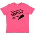 thumbnail image 3 of Inktastic Someone in Kentucky Loves Me Youth T-Shirt, 3 of 5