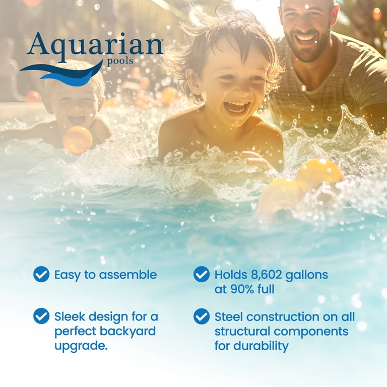 AQUARIAN, Above Ground Swimming Pool, 21' x 52