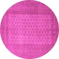 thumbnail image 1 of Ahgly Company Indoor Round Southwestern Pink Country Area Rugs, 3' Round, 1 of 4