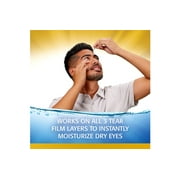 Refresh Optive Mega-3 Lubricant Eye Drops, Preservative-Free, 0.01 fl oz, 30 Vials, 3 Pack