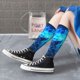 thumbnail image 5 of Fotbe Wolf Calcetas Divertidas Estampadas para Hombre y Mujer, Calcetas de Algodón hasta la Rodilla para Caminar, Correr, Enfermería y Embarazo, 5 of 6