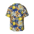 thumbnail image 2 of Sigee Sicilian Style Print Men's Shirts Casual Button Down Short Sleeve Summer Beach Shirt Hawaiian Vacation Shirts Tee Shirt-X-Large, 2 of 7