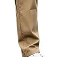 thumbnail image 5 of Mifsaly Mens Cargo Pants with Multi Pockets Elastic Waist Drawstring Utility Work Trousers Comfortable Relaxed Fit Outdoor Hiking Training Bottoms, 5 of 5