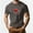 Gray, variant on Zylanna Men's T-Shirts Tee, Crew Neck Summer Short Sleeve Love Print Casual Tops for Men Black