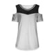 thumbnail image 5 of Tops Para Mujer Elegante Blusa Informal Tallas Grandes Moda Manga Corta Jersey de Encaje Estampado Erógeno Odeerbi ODB162907, 5 of 5