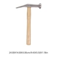 thumbnail image 4 of ColoMX Hammer Sole Zapatos Herramienta Hammer Hammer Acero de acero Hammer a prueba de óxido para los zapatos Uso, 4 of 8