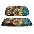 thumbnail image 6 of Garronmavis Green Leopard Sunflower Universal Fit Golf Cart Seat Covers for Sun Protection Breathable Summer Accessiores for Interior Split Backrest Front Seat Cover, 6 of 6