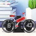 thumbnail image 3 of Bicycle Flip Clock, Creative Automatic Flip Down Clock Desktop Stress Relief Toys for Home Office 12 Hours Mode, 3 of 7