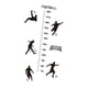 thumbnail image 5 of Tabla de altura para calcomanías de pared para niños, tabla de crecimiento de altura precisa de fútbol, pegatinas de pared, decoración de pared para, 5 of 7